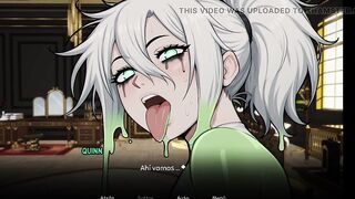 Haunted by femboy part 8 Cum gushing lesbian office roleplay with big cock
