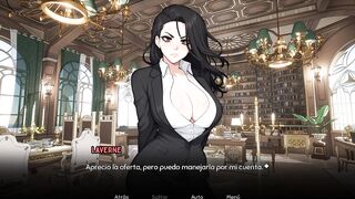 Haunted by femboy part 8 Cum gushing lesbian office roleplay with big cock