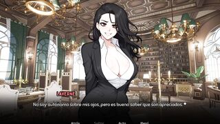 Haunted by femboy part 8 Cum gushing lesbian office roleplay with big cock