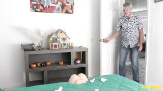 ManPuppy Richard Lennox destroyed his stepsons tight ass with raw fucks