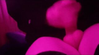 Twink femboy wrecked with cum dripping all over himself