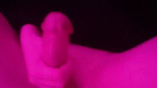 Twink femboy wrecked with cum dripping all over himself