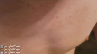 Doomer Boy Slut's hole wrecked by thick cock creampie facefuck