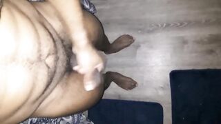 Milking My Veiny Black BBC As Hung Muscle Orgasm Pops