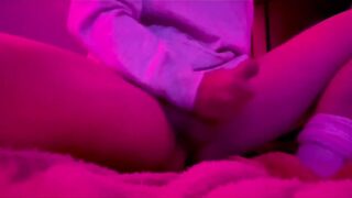 Cute femboy edged until he squirted thick gay cum all over