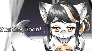 Furry femboy moaning raw uncut gay solo cock solo stream