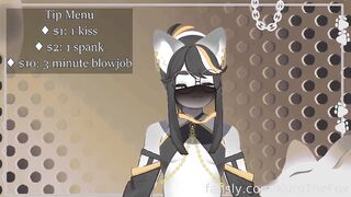 Furry femboy moaning raw uncut gay solo cock solo stream