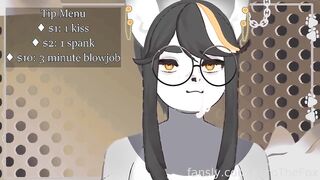 Furry femboy moaning raw uncut gay solo cock solo stream