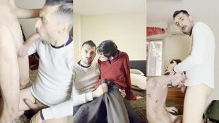 Twink pop takes the big daddy dick raw and begging