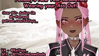 Femboy’s rough New Year’s Resolution to top you hard broke him raw