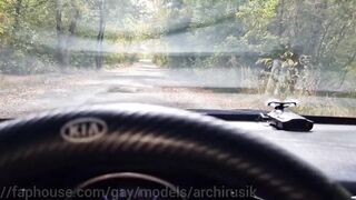 Twink fucked raw in the ass on highway cruising cumshot compilation