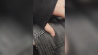 Gay femboy thick ass cumming over sweaty hoodie