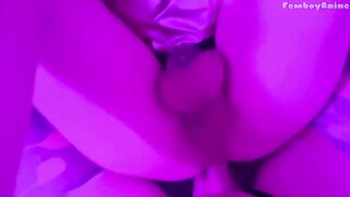 Femboy Raine ruined in chastity by Flare Wolfsbane brutal anal fuck