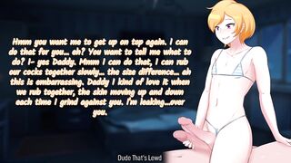 Femboy Frotting HEAVY cock rubs huge moans roleplay audio raw nasty