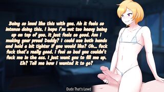 Femboy Frotting HEAVY cock rubs huge moans roleplay audio raw nasty