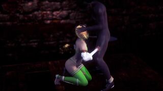 Link Femboy Part 5 destroyed by BBC facefuck Daddy rough deepthroat sissy