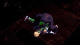 Link Femboy Part 5 destroyed by BBC facefuck Daddy rough deepthroat sissy