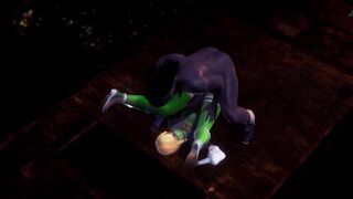 Link Femboy Part 5 destroyed by BBC facefuck Daddy rough deepthroat sissy