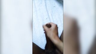 Gay femboy moaning while worshipping a big black cock then ruined by a thick cumshot