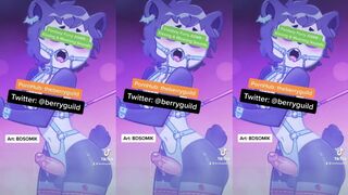 Femboy Furry ASMR Moaning with Bondage Rough Creampie