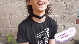 Femboi Puppy Choked On Thick Cum Drowned In Loads While Begging To Take More