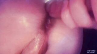 My tight femboy bussy got slowly destroyed by a huge dick