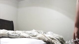 Sissy trap gets destroyed by big cock in new home rough step bro creampie