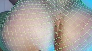 Big ass latino femboy destroyed anal cumshot listening to electronics