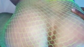 Big ass latino femboy destroyed anal cumshot listening to electronics