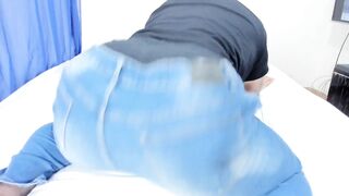 Colombia’s big ass twink destroyed by gay daddy in tight jeans