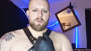 Sissy forced to swallow huge load from bear daddy rough rough rough