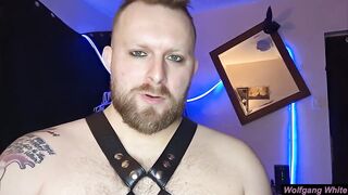 Sissy forced to swallow huge load from bear daddy rough rough rough