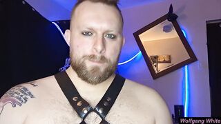 Sissy forced to swallow huge load from bear daddy rough rough rough