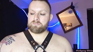 Sissy forced to swallow huge load from bear daddy rough rough rough