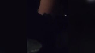 Gay femboy gets destroyed in public parking lot exhibitionism