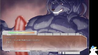 Muscular Furry Dog's Massive Red Cock Destroys Ass Gushing Cum Flood