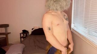 Inosuke Strips Naked And Gushes Cum Tsunami For You