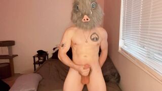 Inosuke Strips Naked And Gushes Cum Tsunami For You