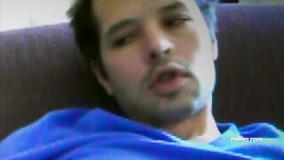 Rodney Roux Smokes N Strokes Huge Cock To Gushing Cum Explosion