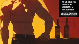 Butler Gags Choking on Your Massive Cock Gushing Cum Dry