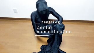 Zentai Mommy Dumps Cum Wrecked Mummy Puppy Choked in Lycra Hell