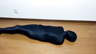 Zentai Mommy Dumps Cum Wrecked Mummy Puppy Choked in Lycra Hell