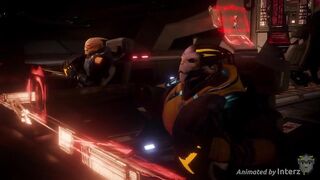 Turian Hyper Cock Muscles Explode Rips Suit Cum Floods Cockpit