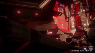 Turian Hyper Cock Muscles Explode Rips Suit Cum Floods Cockpit