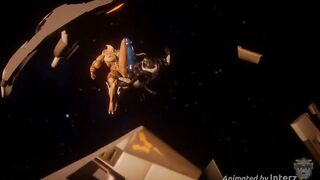 Turian Hyper Cock Muscles Explode Rips Suit Cum Floods Cockpit