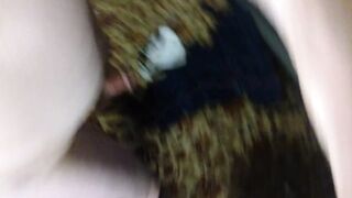 HAIRY ASS CRUSHES FACE FULL WEIGHT SUB CHOKES GUSHES CUM RIMMED RAW