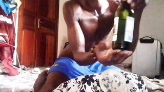 Fit Black Jock Rips Trunks Off Jerks BBC To Gushing Cum Flood