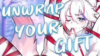 Unwrap Ballgagged Femboy Gift Ride His Juicy Hole Till Gushing