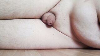 Chubby Good Boy Prostate Gushes Handsfree Cum Cleans Huge Mess