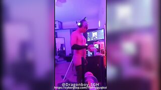 BBC Ravages Catboy Gamer Hole Gushing Cum Flood